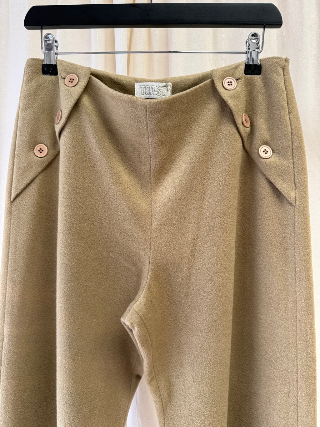 TOAST Straight Leg Wool Trousers, Size M