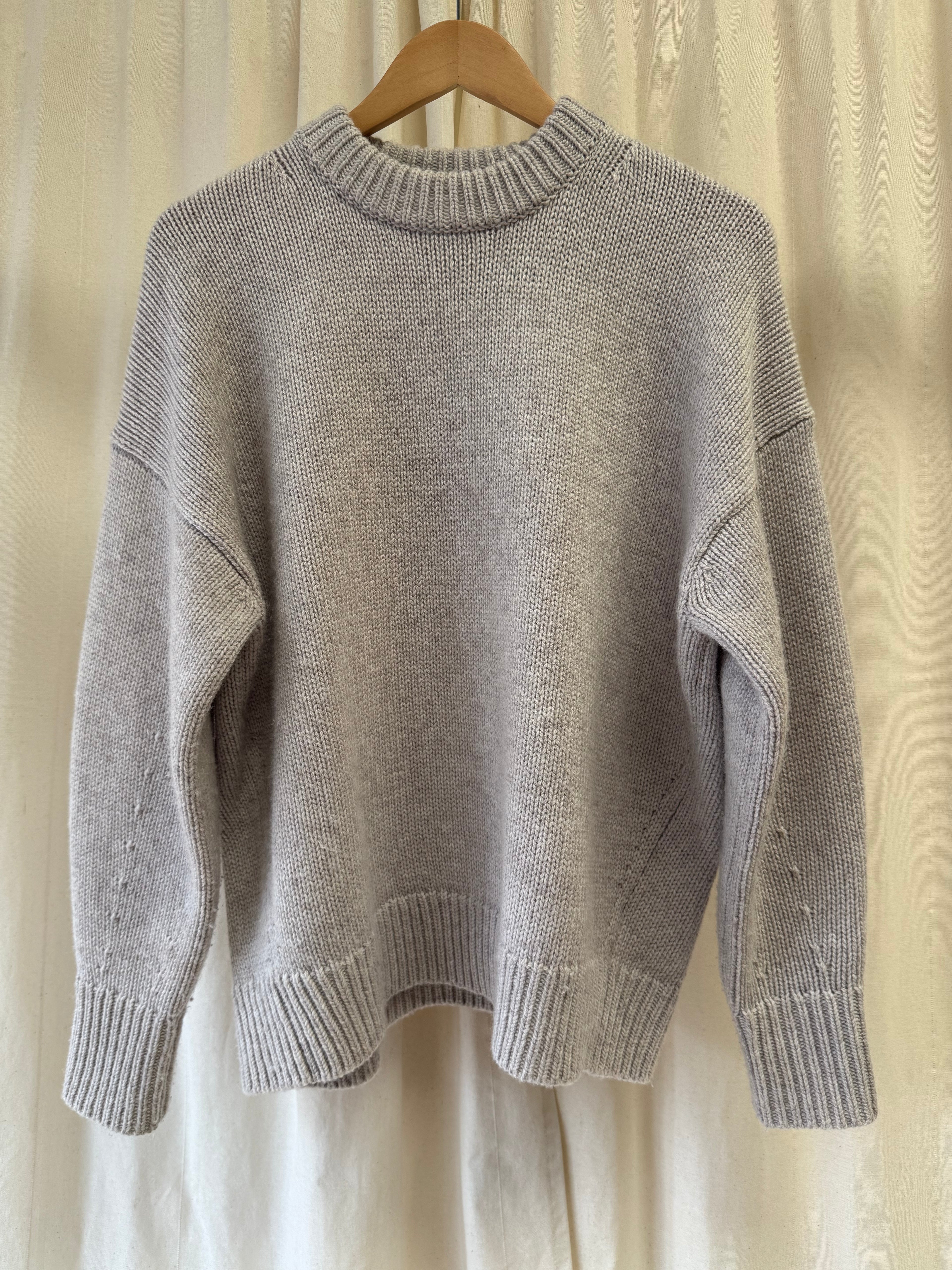 COS Wool Jumper in Marl Grey, Size XS