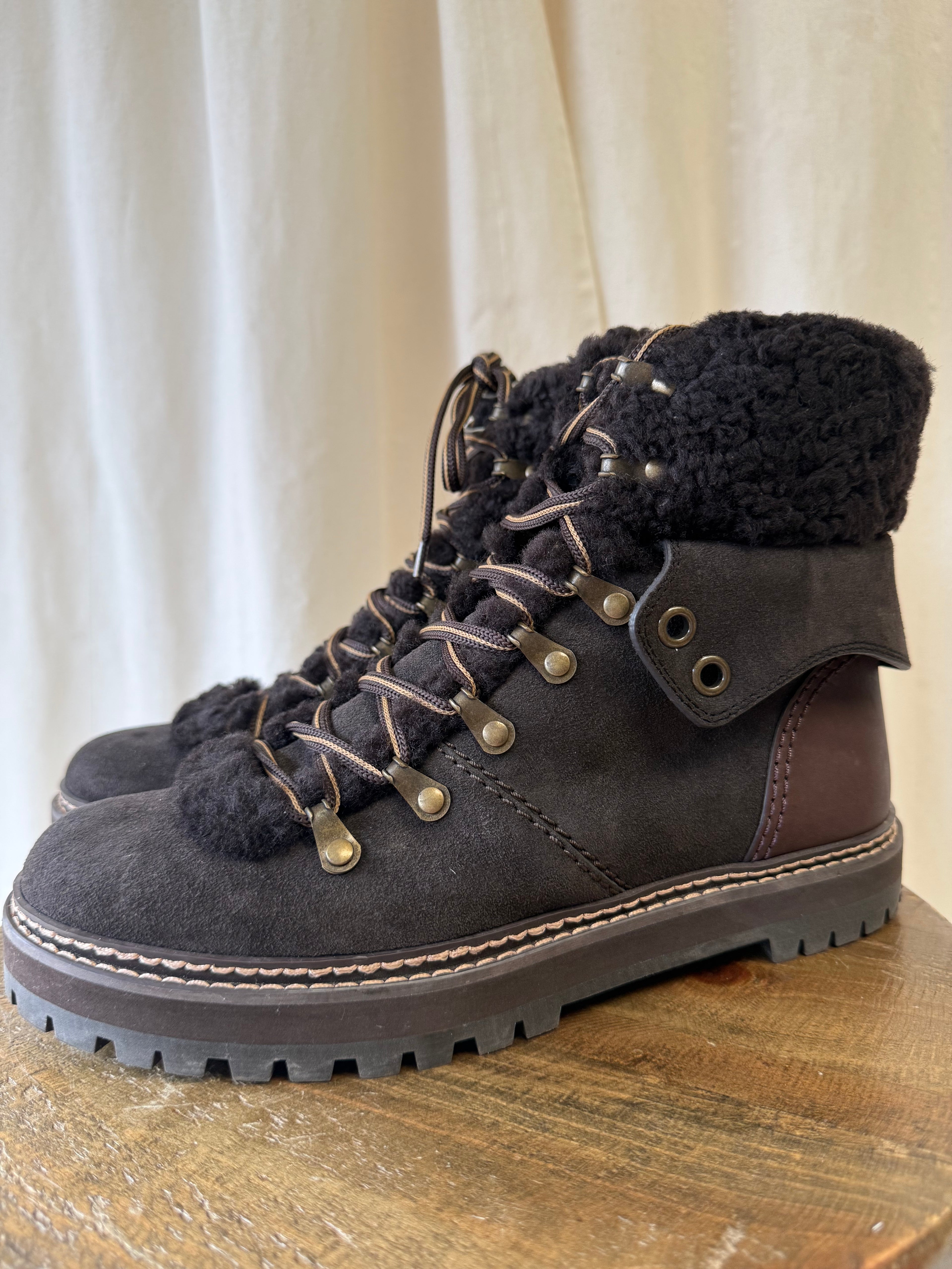 See By Chloé Eileen hiking boots, Size 6