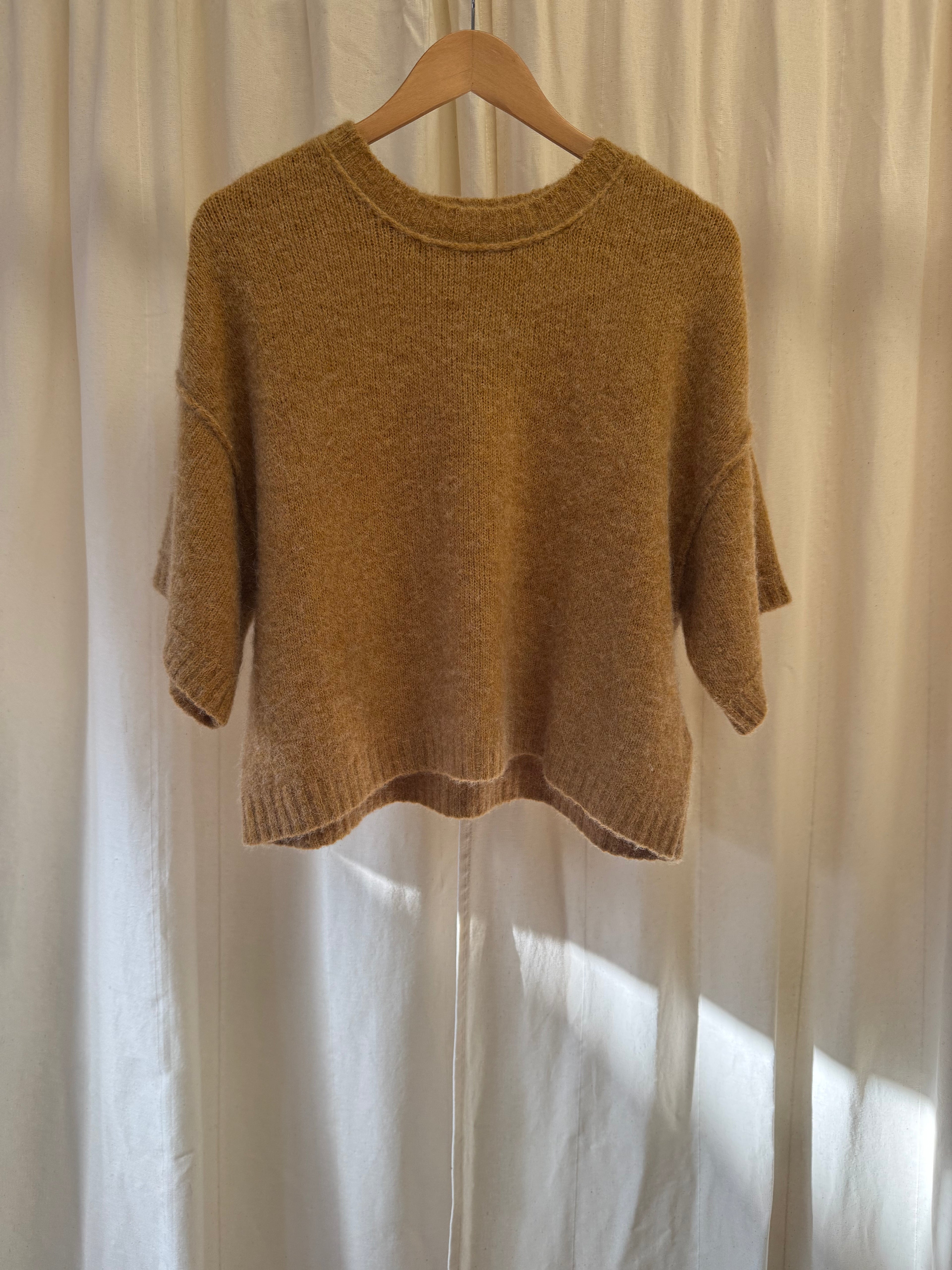 American Vintage East Jumper in Camel, Size XS/S