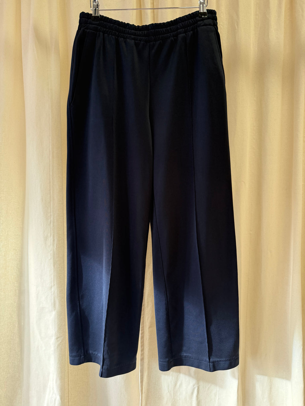HUSH Drawstring Waist Wide Leg Joggers, Size M