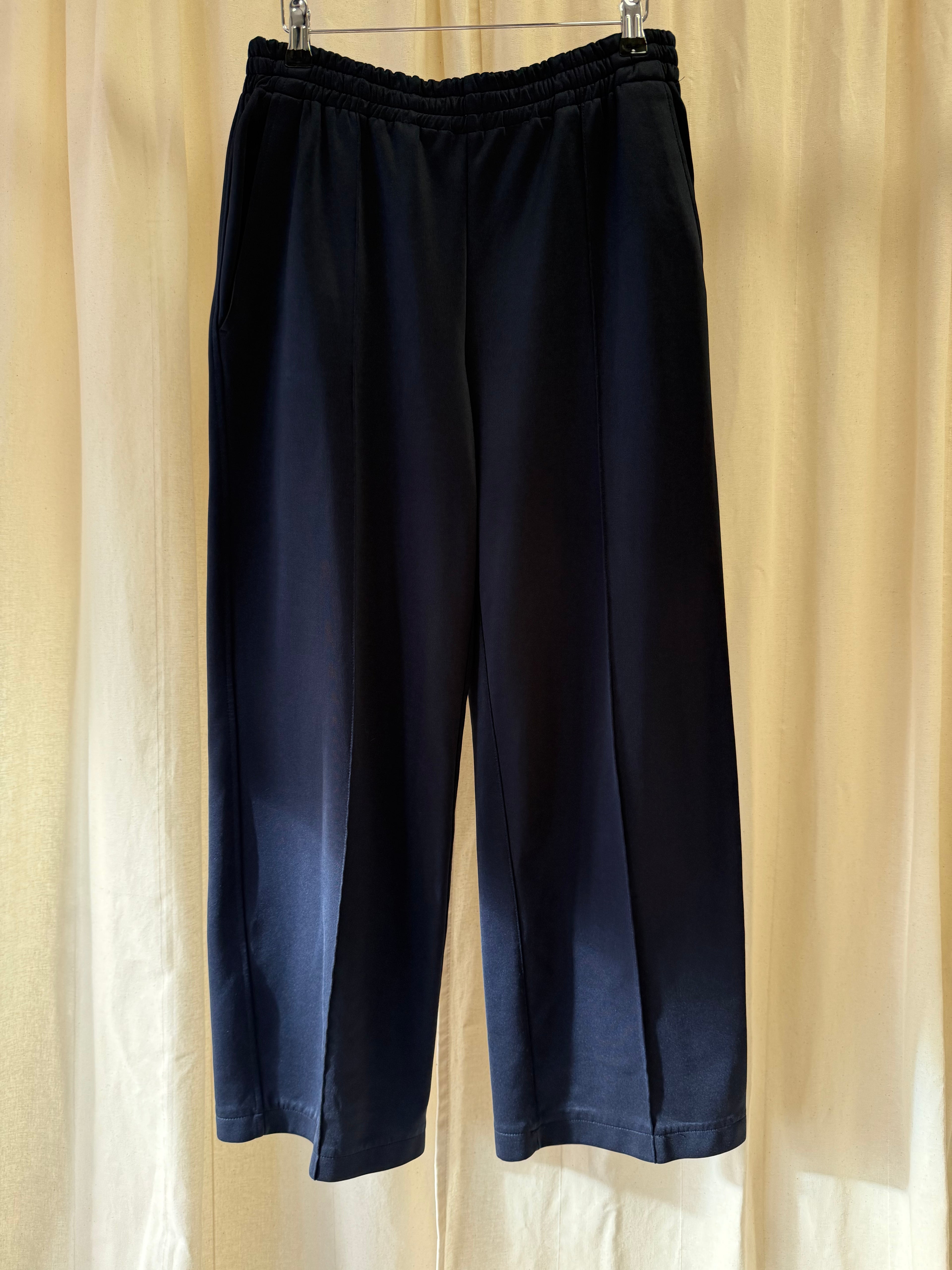 HUSH Drawstring Waist Wide Leg Joggers, Size M