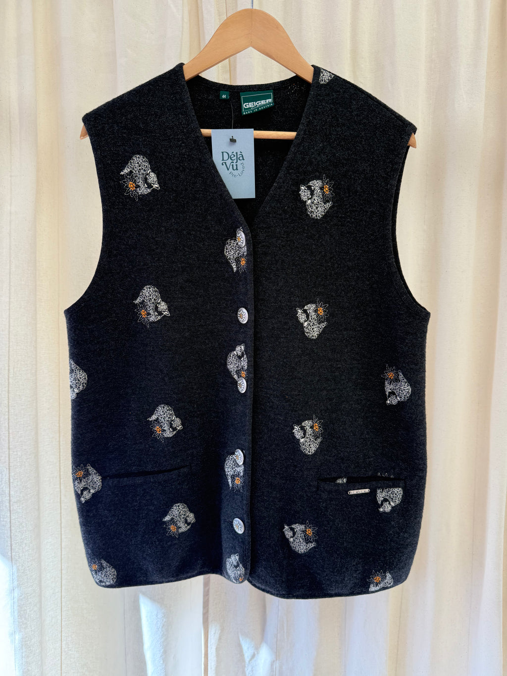 Geiger Wool Waistcoat, Size M