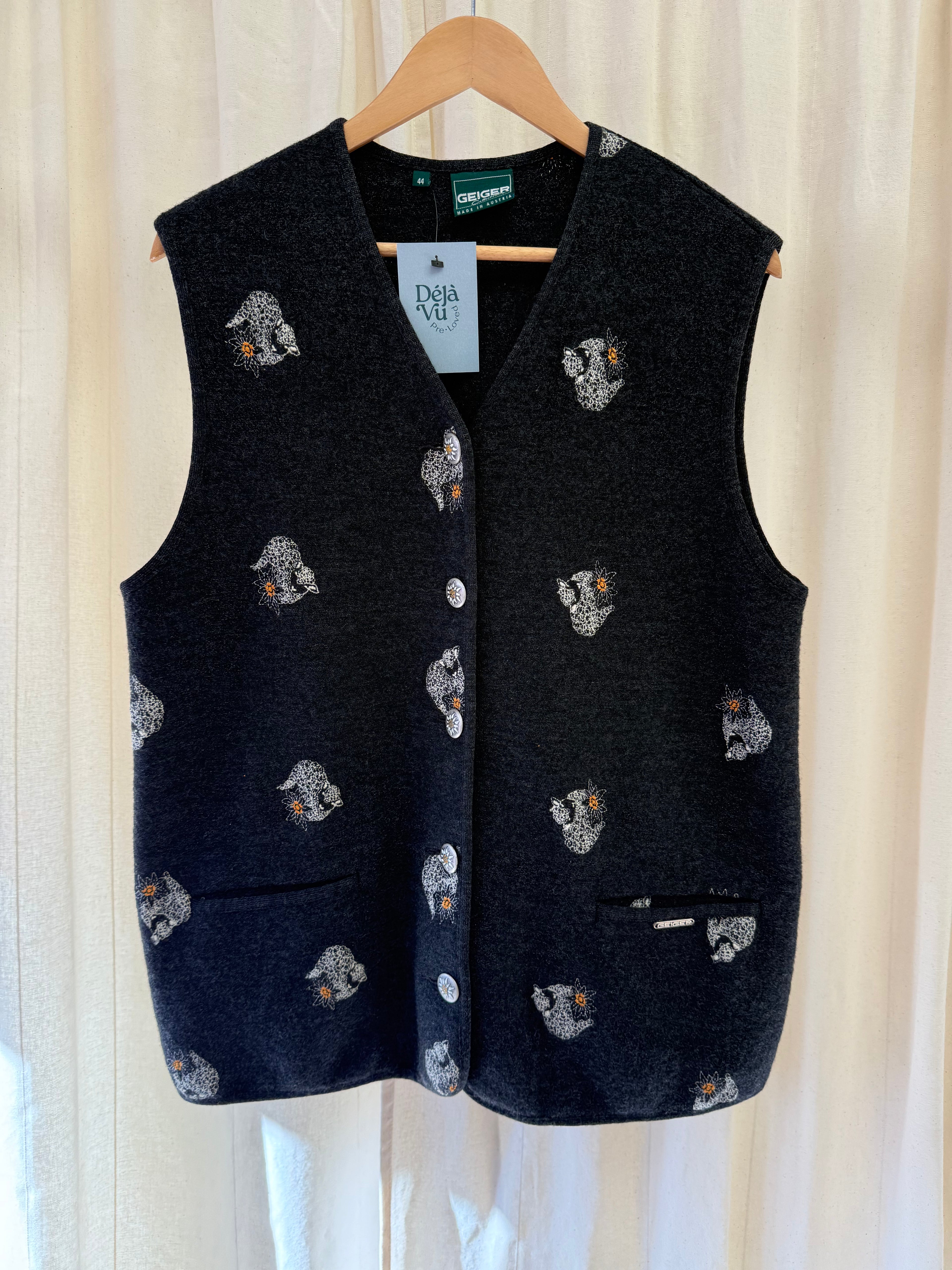Geiger Wool Waistcoat, Size M