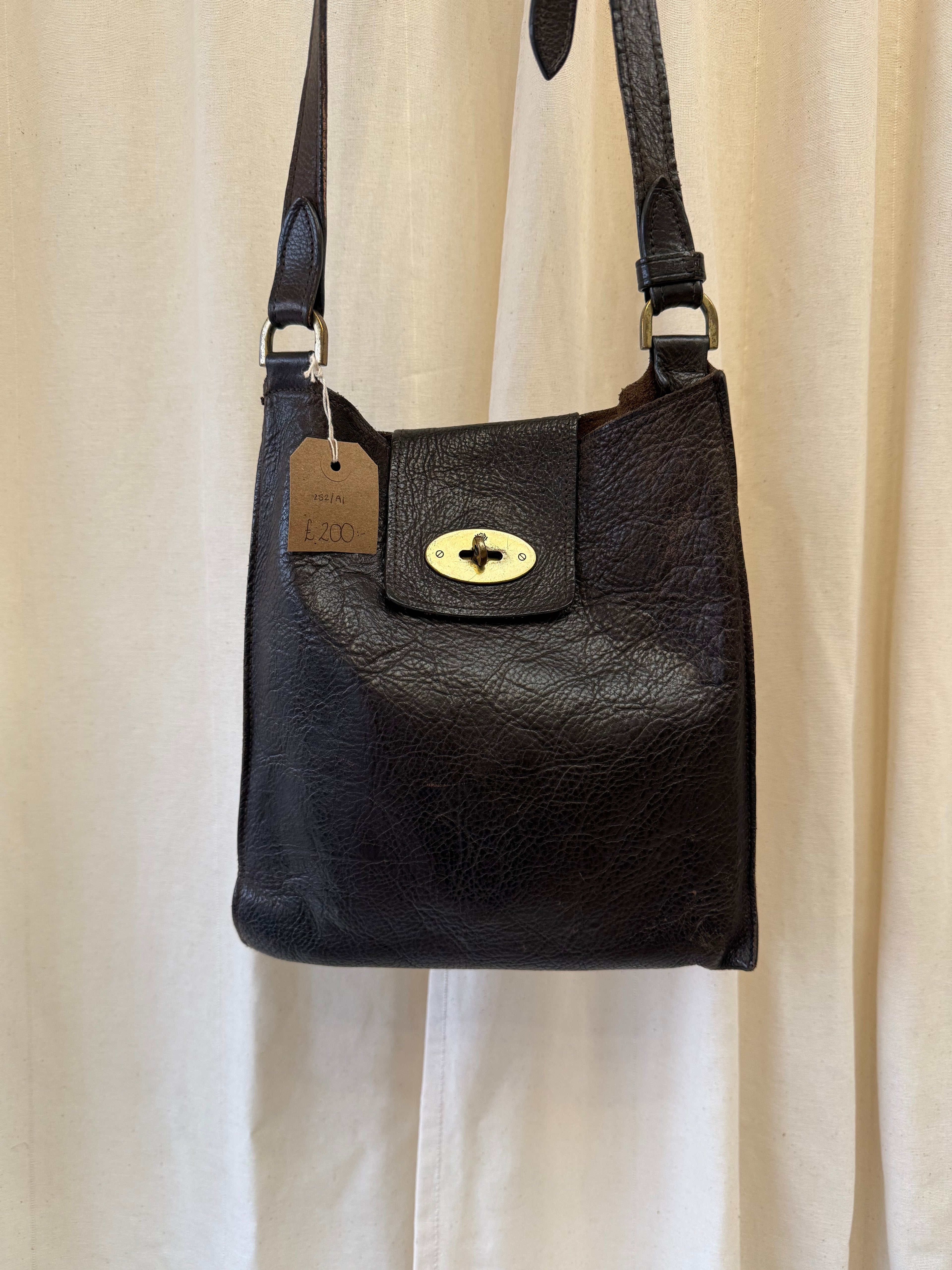 Mulberry Brown Crossbody Bag