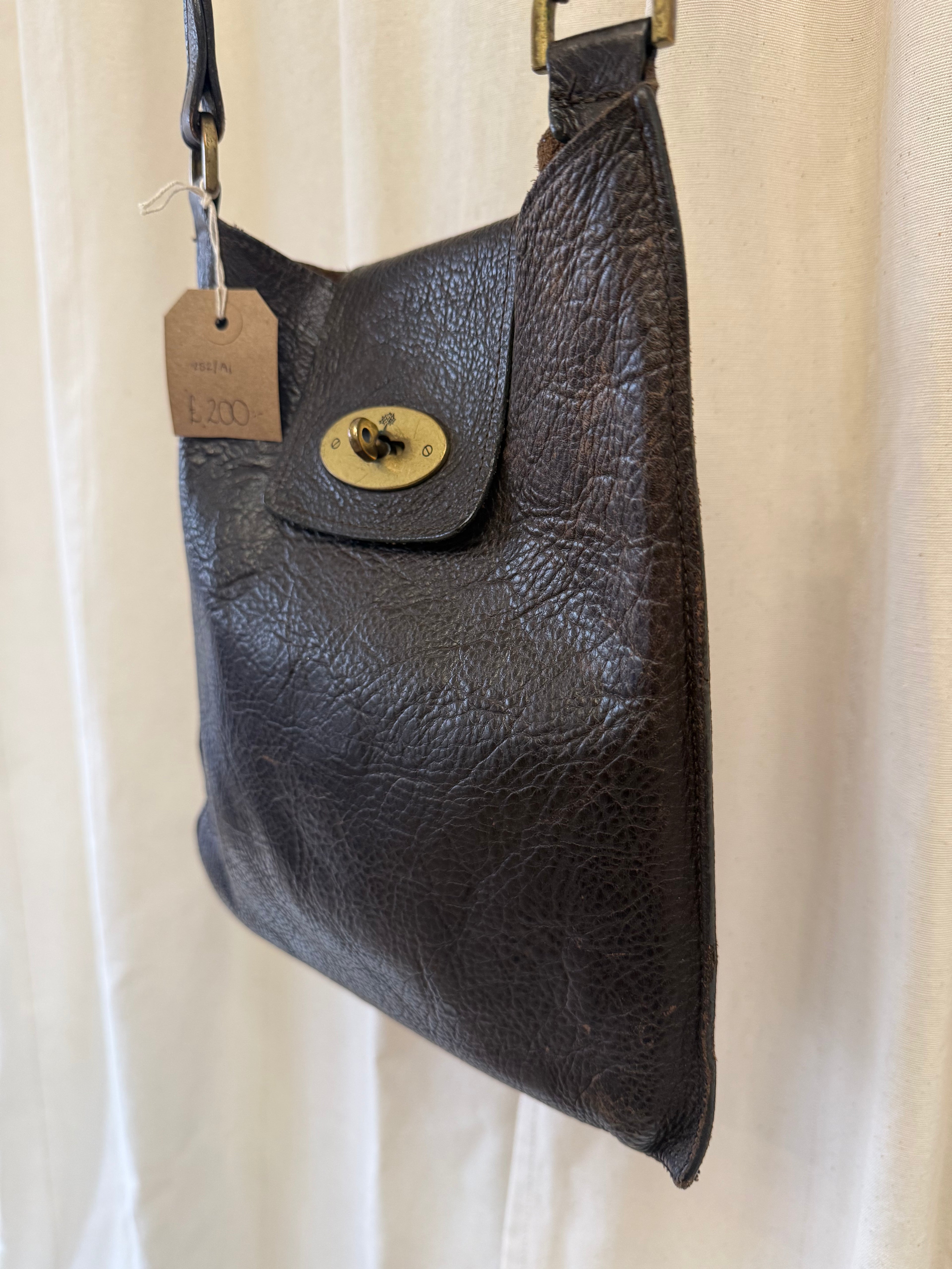 Mulberry Brown Crossbody Bag