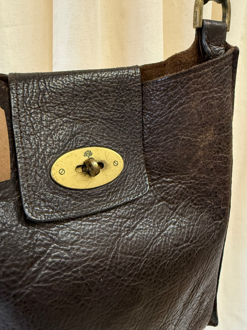 Mulberry Brown Crossbody Bag