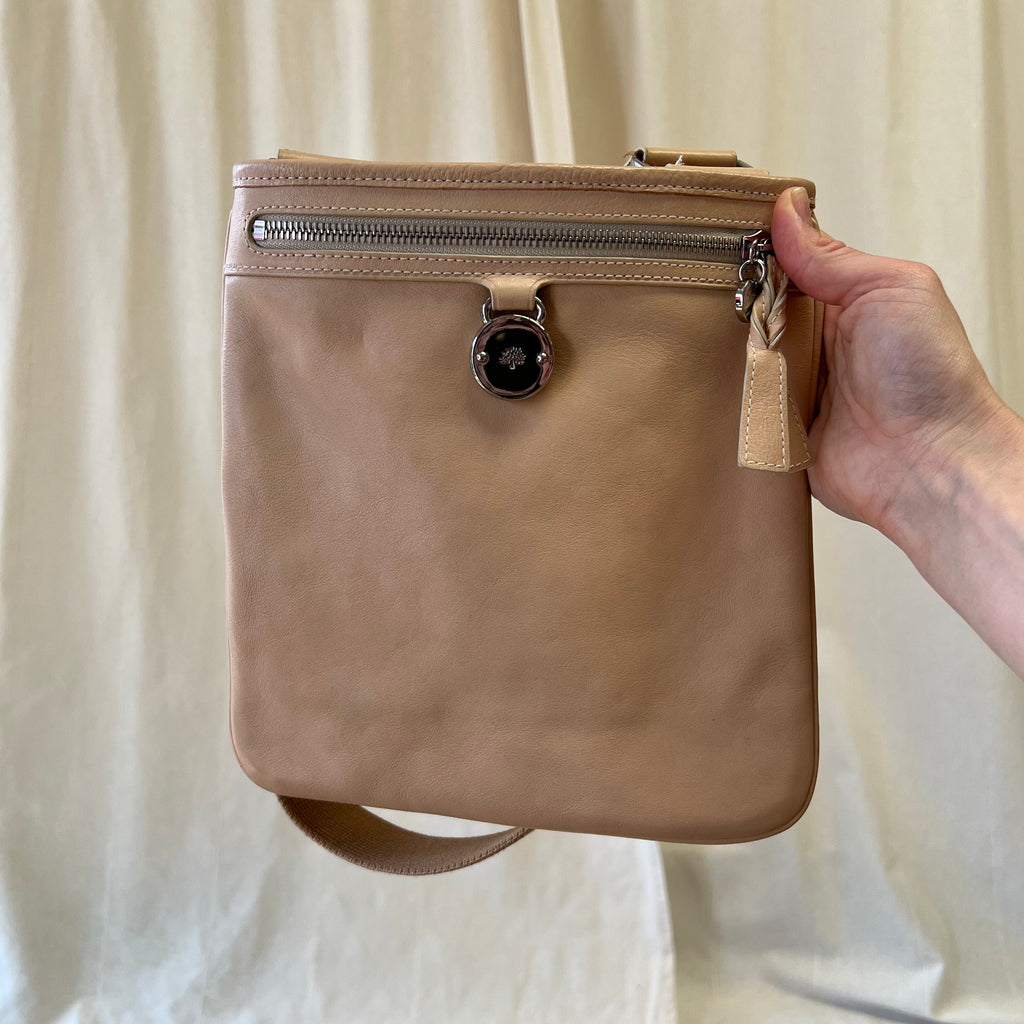 Mulberry Somerset messenger crossbody bag in beige