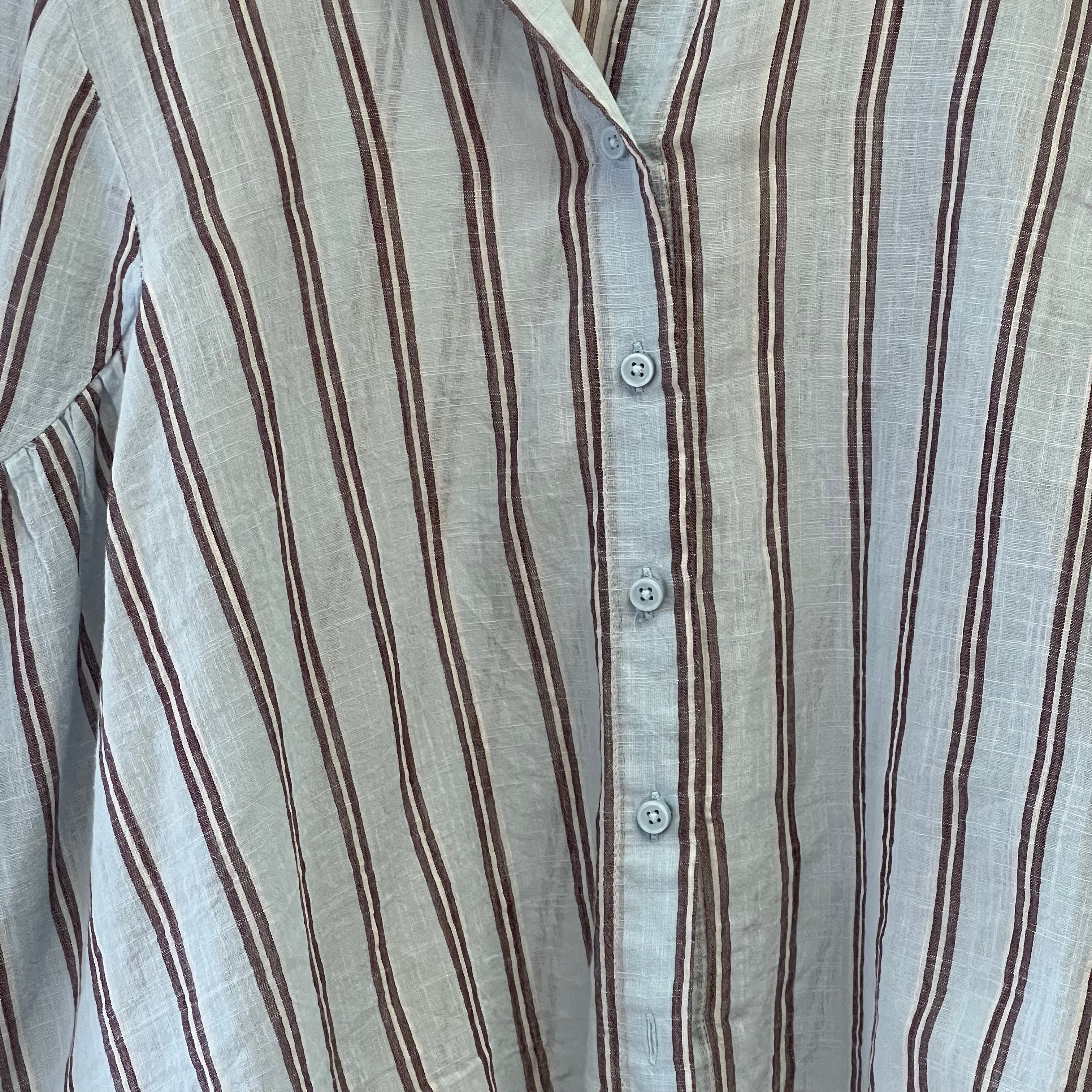 Per Una striped shirt in blue and pink