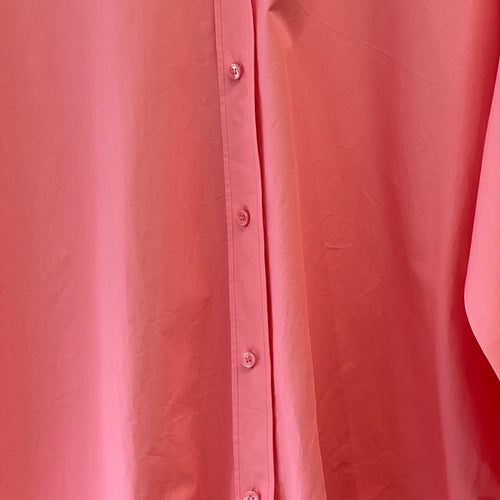 Arket oversized long-sleeve shirt in pink