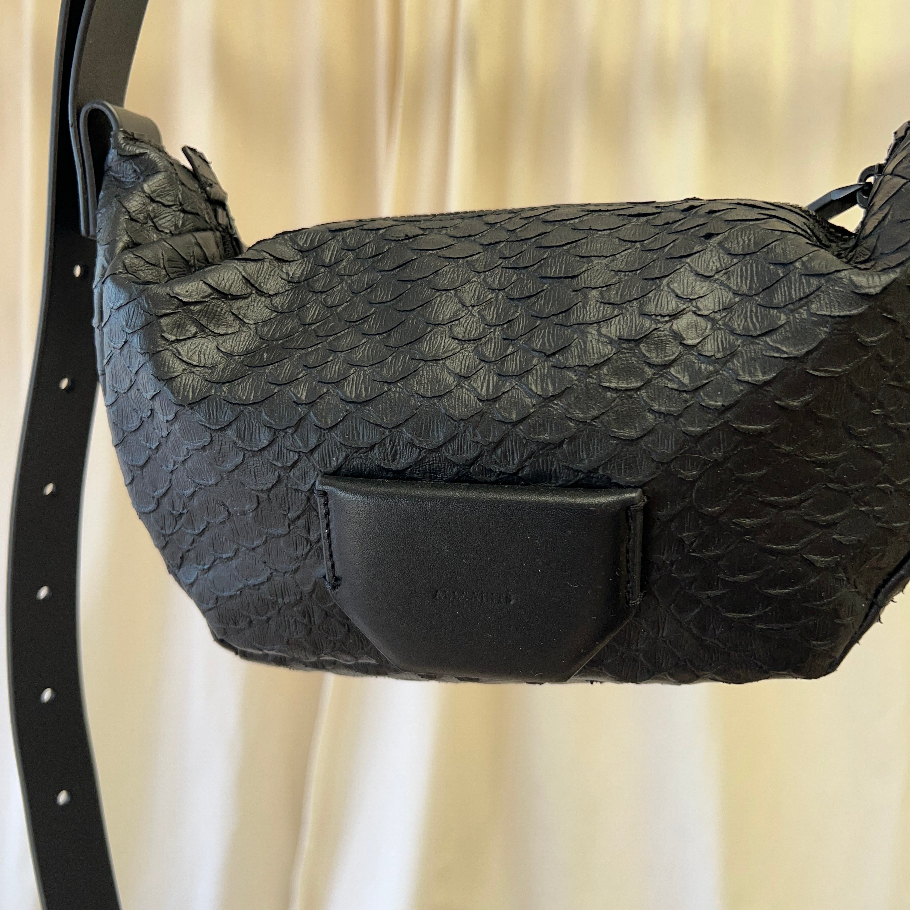 All Saints across body bag in black