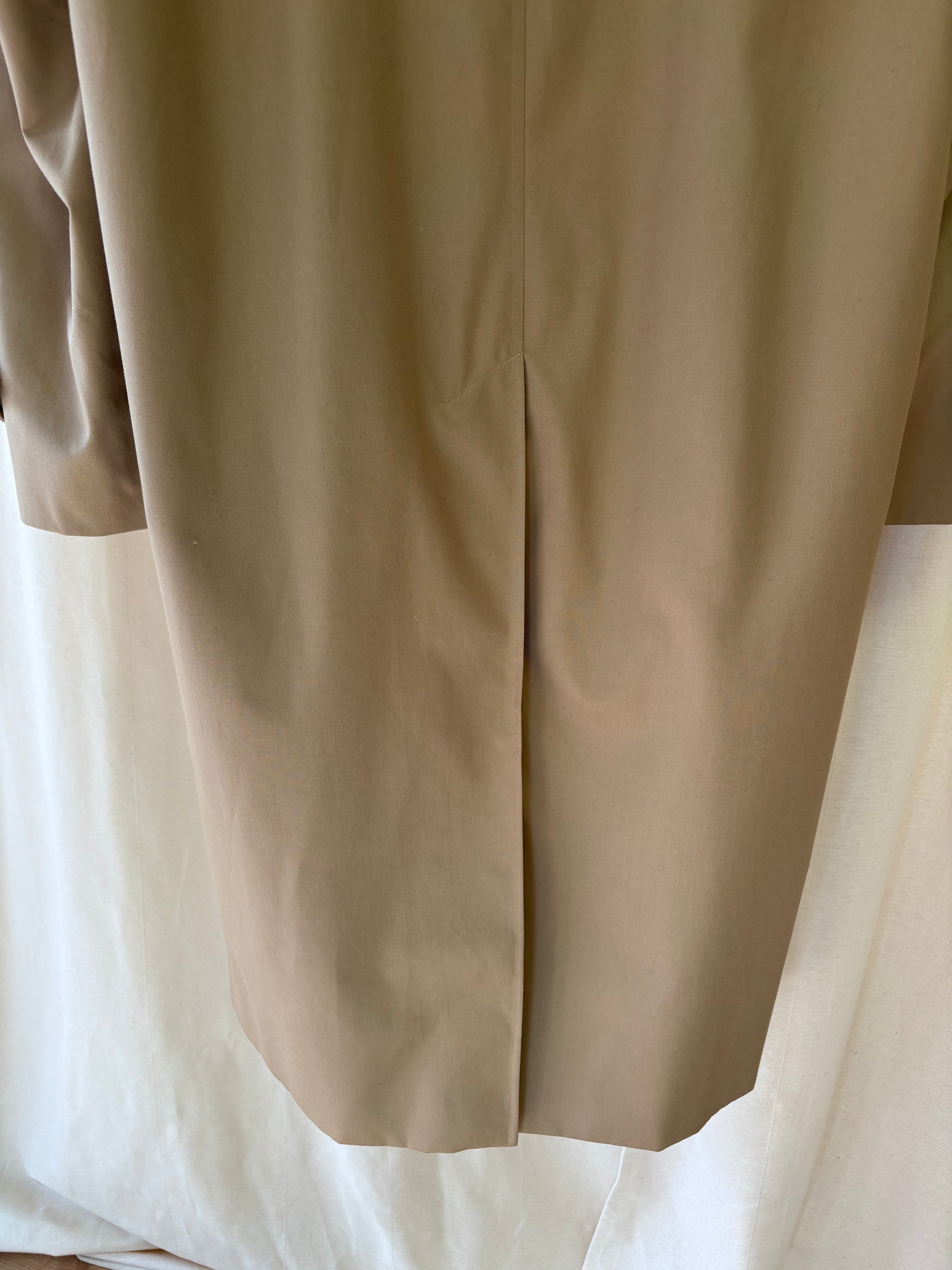 Close-up of beige fabric on a white background