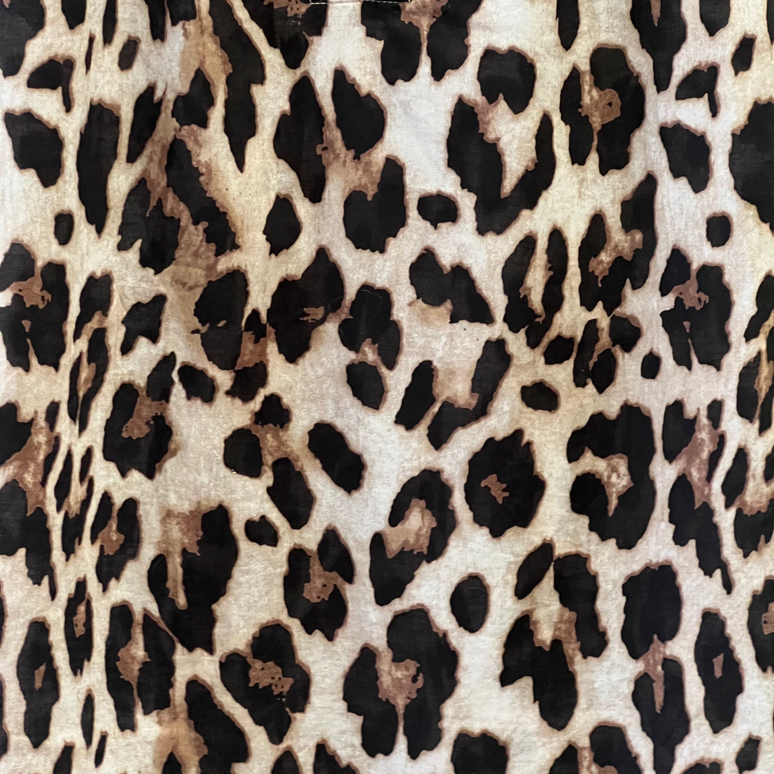 Close-up of a leopard print pattern